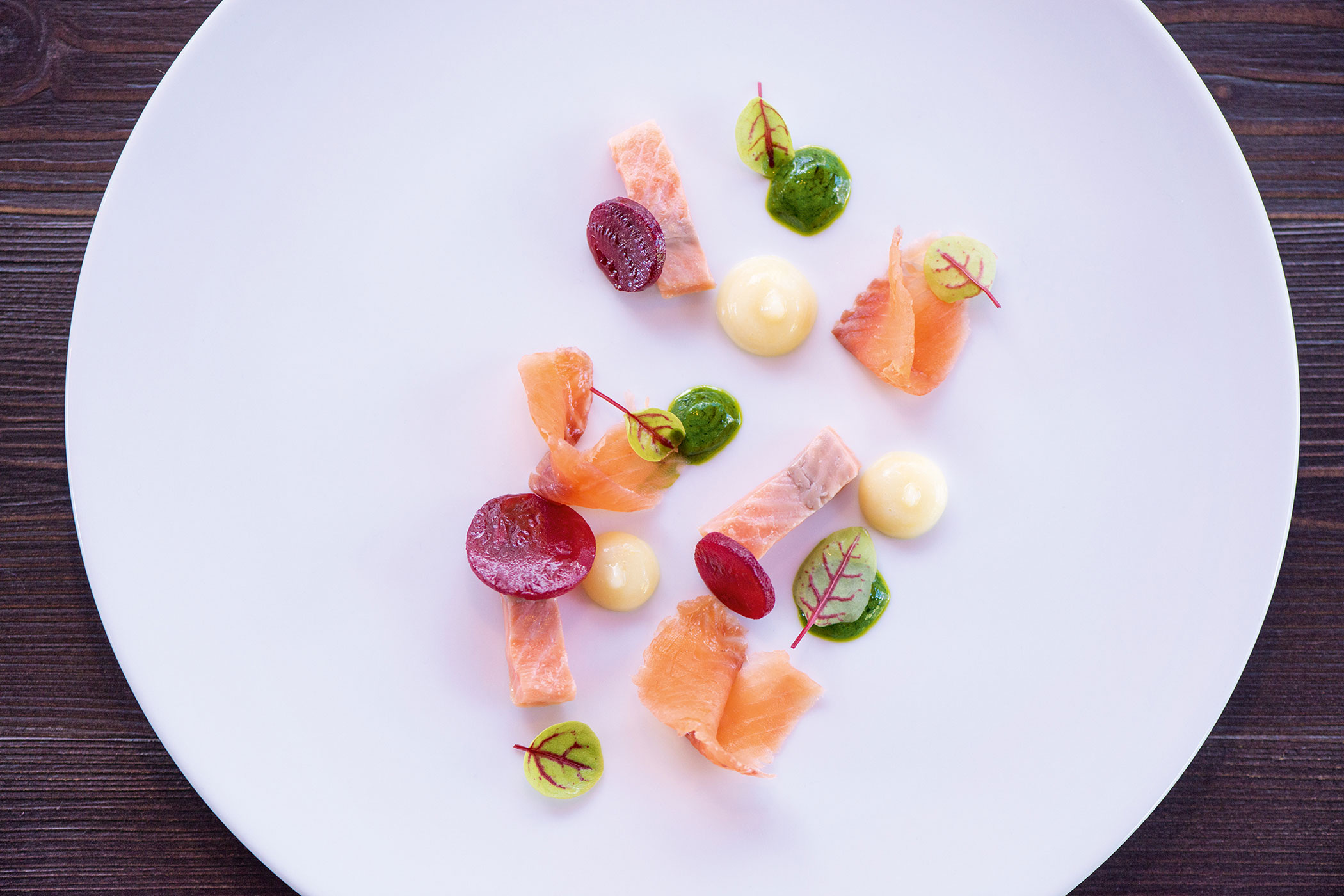 Bildergalerie - Genießerküche - Gericht mit Fisch - Hotel Sonnleiten