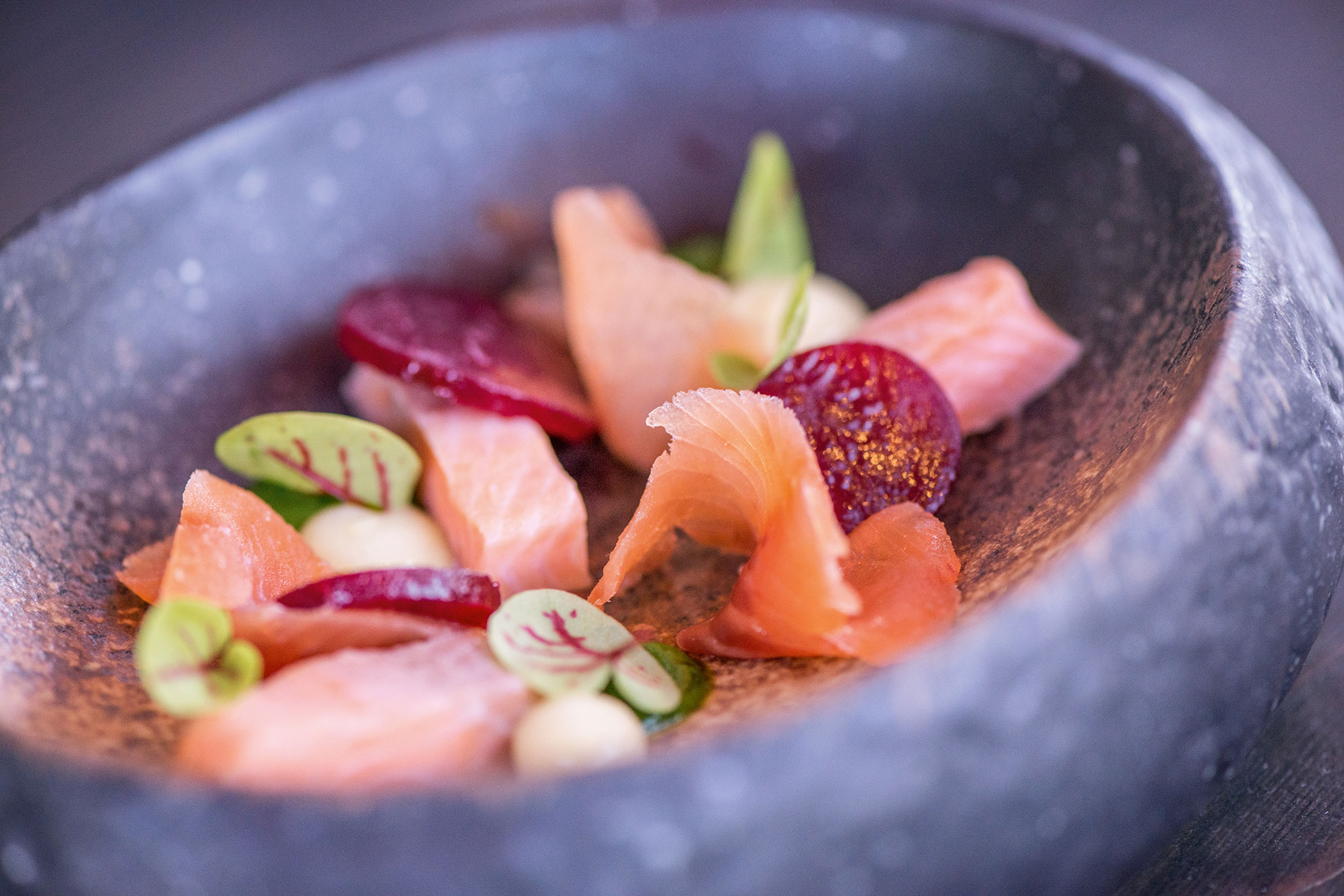 Bildergalerie - Genießerküche - Gericht mit Fisch- Detailaufnahme - Hotel Sonnleiten