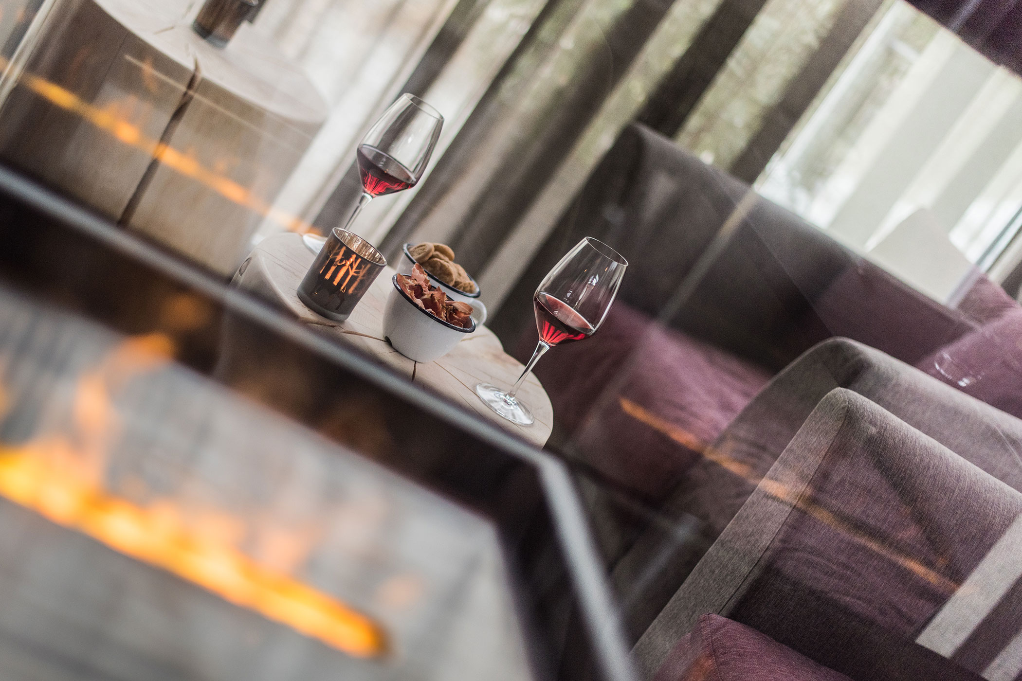 Gemütliches Aperitif